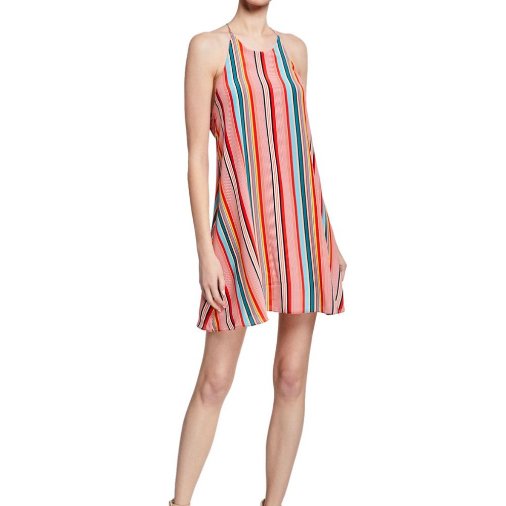 ALICE + OLIVIA Kalia Tie Back Dress - Large
